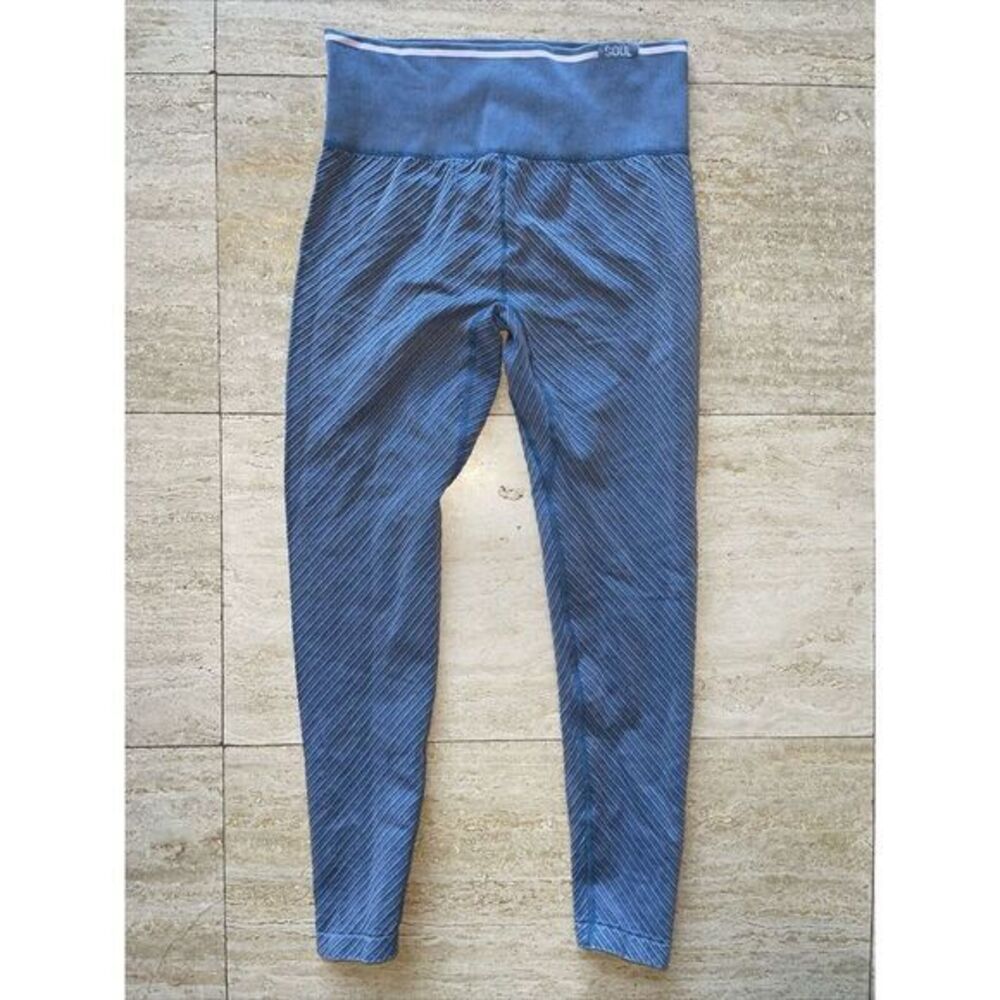 Soul Cycle Women's Size M Athletic Leggings Blue